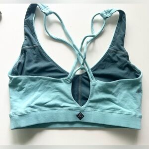 PRANA women’s size small  “Everyday” teal sports bra
